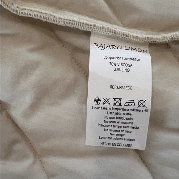 NWOT Pajarolimon Vest XS/S - Picture 4 of 6